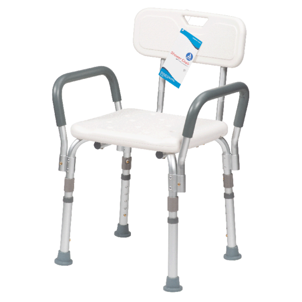 10322 Shower Chair w/ Removable Back and Arms