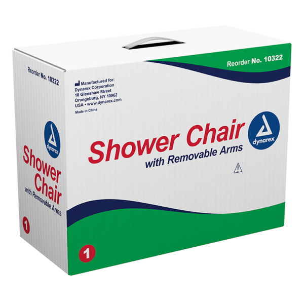 10322@5 Shower Chair w/ Removable Back and Arms