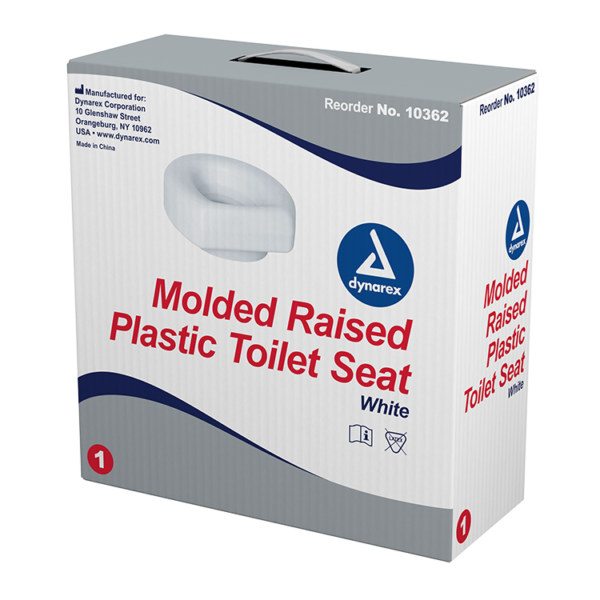 10362@5 Molded Raised Plastic Toilet Seat