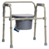 10370 Folding Bedside Commode - Bulk Packed