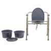 10370@1 Folding Bedside Commode - Bulk Packed