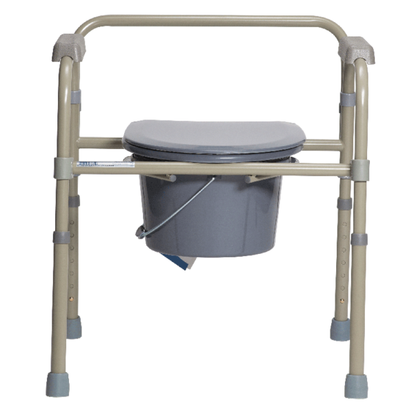 10370@2 Folding Bedside Commode - Bulk Packed