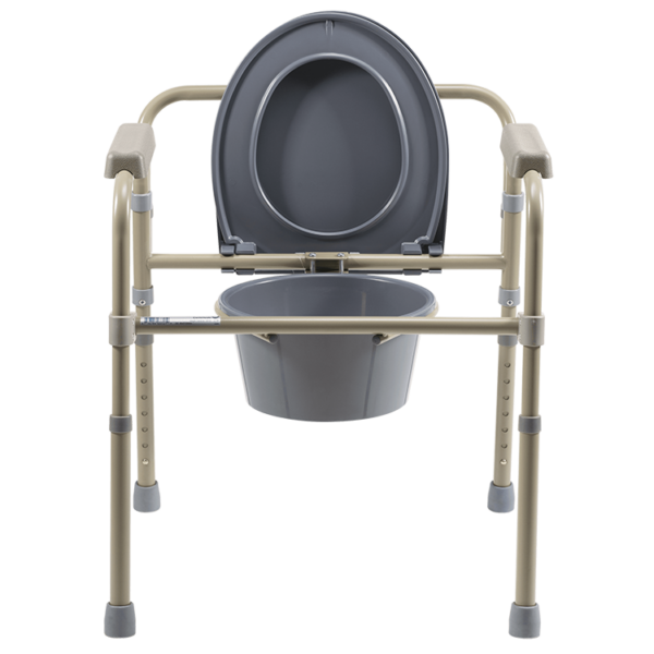 10370@3 Folding Bedside Commode - Bulk Packed