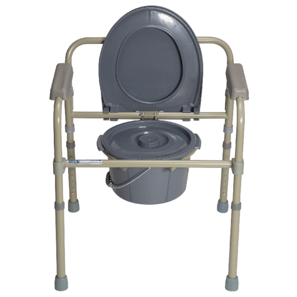 10370@5 Folding Bedside Commode - Bulk Packed