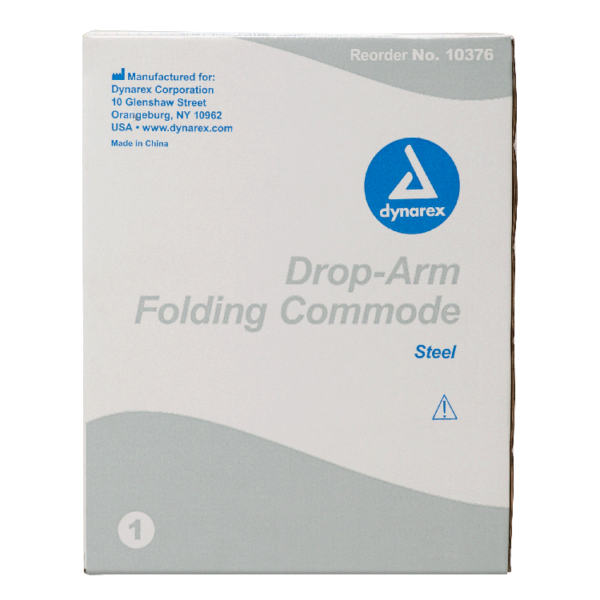 Drop-Arm Commode