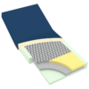 DynaRest Deluxe Tri-Layer Foam Mattress