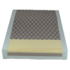 DynaRest Deluxe Tri-Layer Foam Mattress