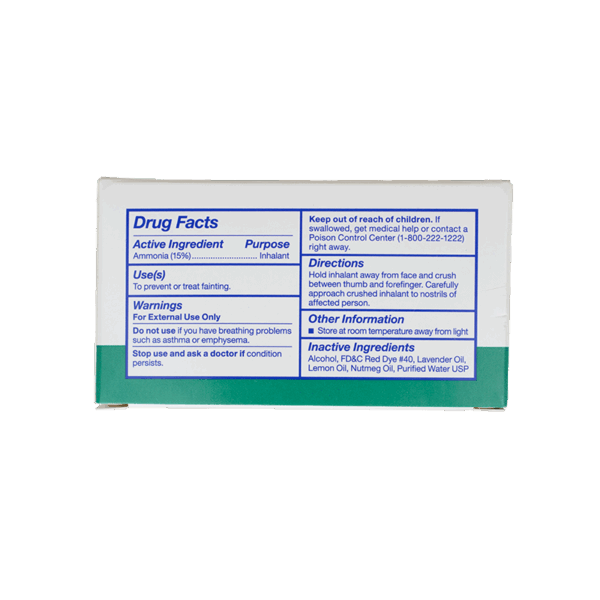 1401_Ammonia_Inhalants_BX_bck_72dpi Ammonia Inhalants (Ampule)