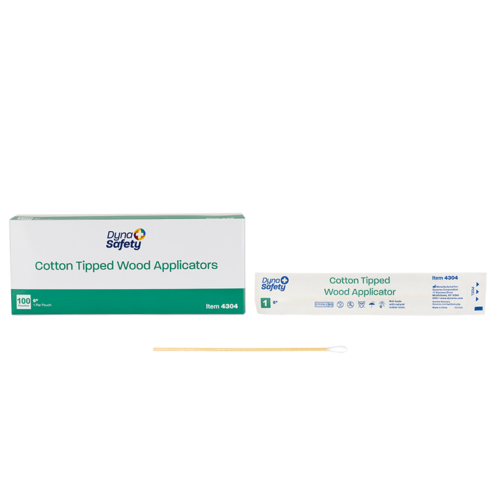 Cotton Tipped Wood Applicators - Sterile